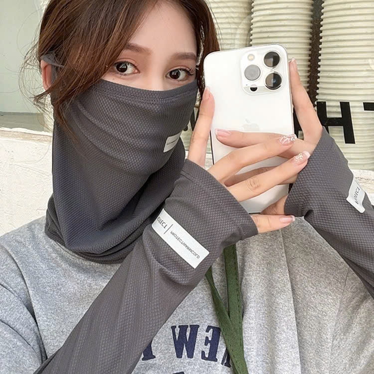 BỘ Găng Tay Bao Tay Ống Chống Nắng Cao Cấp Unisex MÀU XÁM