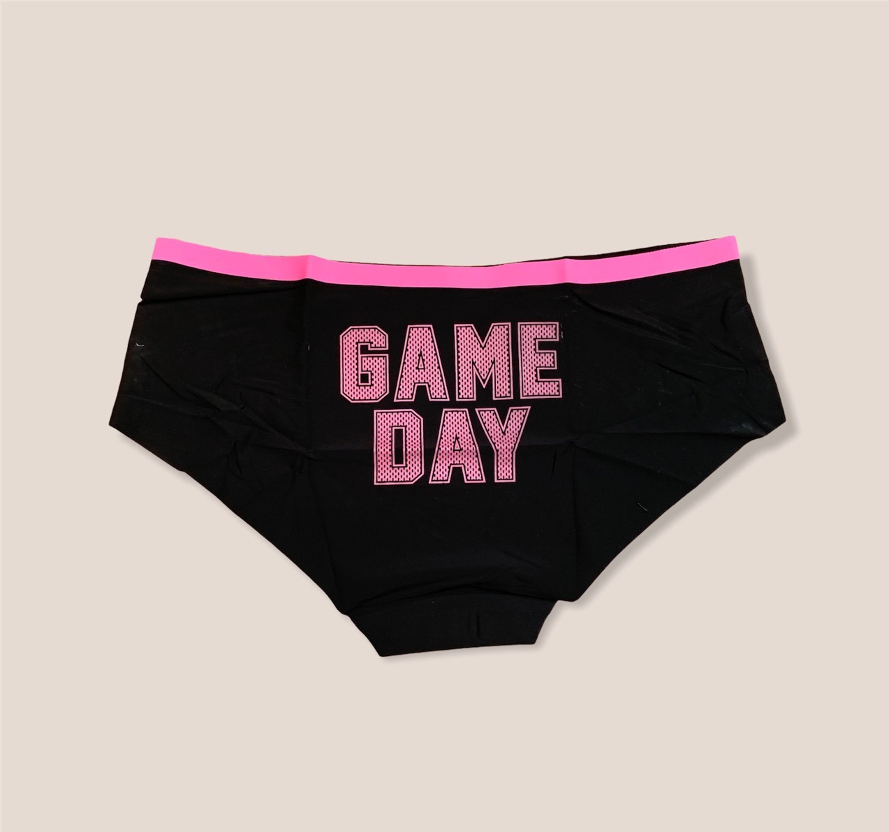 Combo 5 Quần Lót Nữ Su Trơn In Chữ “Game Day” | Size L–XL