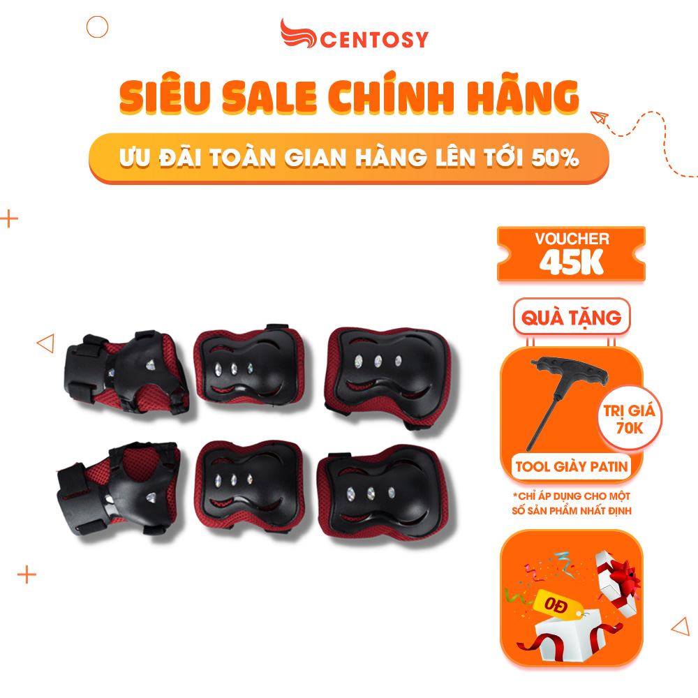 [Phụ Kiện] Bảo Hộ Trẻ Em Cao Cấp Centosy BVN - Bảo Vệ Chân Tay Khi Đạp Xe, Trượt Patin Ván Trượt