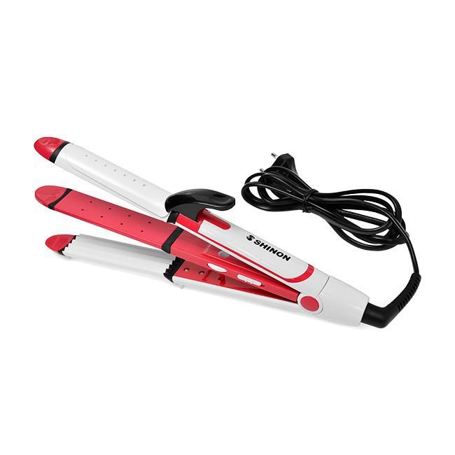 Máy uốn duỗi bấm tạo kiểu tóc 4 trong 1 cao cấp Shinon SH-8005