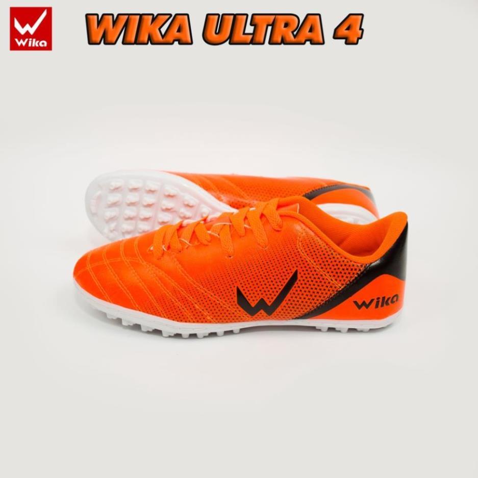 Free Ship - Giày đá bóng nam Wika Ultra 4 chính hãng ôm chân, siêu nhẹ giúp cảm nhận bóng tốt, chất liệu PU cao cấp 2020