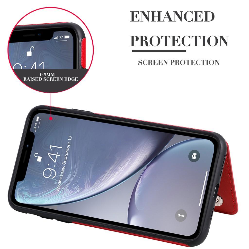 Bao Da Nắp Gập Có Ngăn Đựng Thẻ In Hình Bướm 3d Cho Iphone X Xs Max Xr