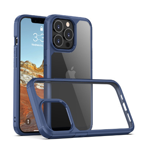 Ốp Lưng Chống Sốc Lưng Trong Phong Cách Mới Dành Cho Iphone 11 12 13 11 Pro 12 Pro 13 Pro 11 Pro Max 12 Pro Max 13 Pro Max 12 Mini 13 Mini - Hàng Chính Hãng - Xanh Dương - Iphone 13 Pro Max
