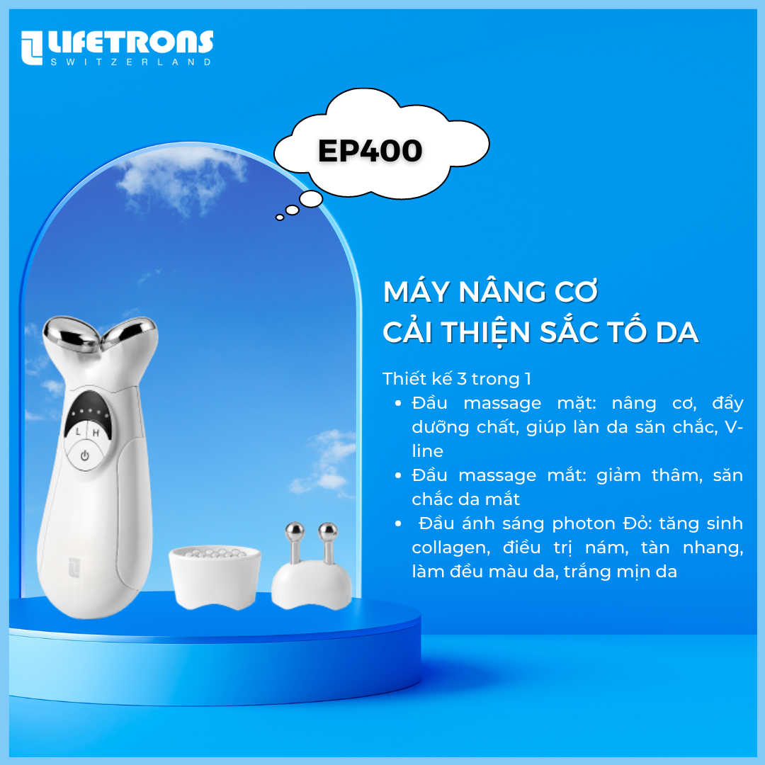 Máy Nâng Cơ Mặt Và Cải Thiện Sắc Tố Da Lifetrons EP-400B