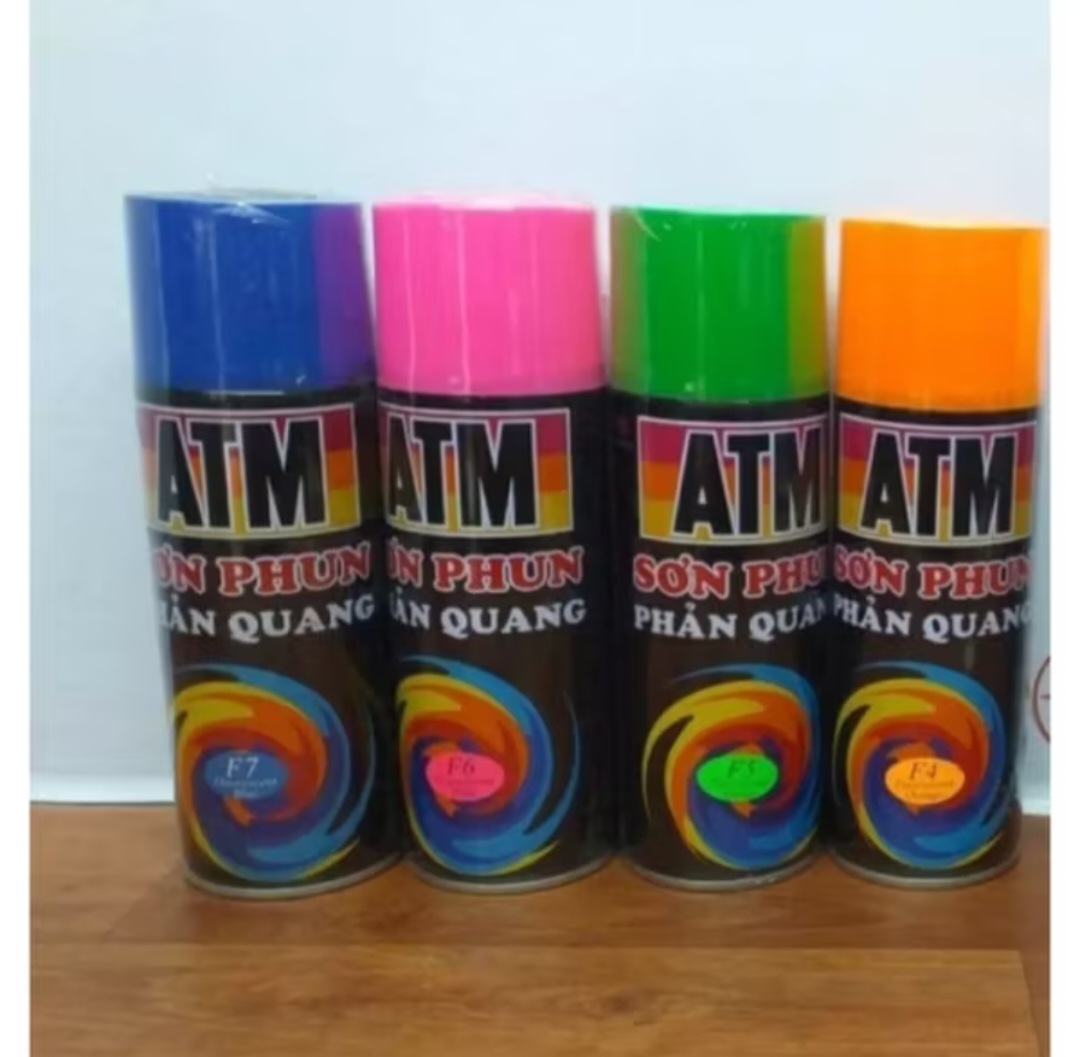 1 CHAI SƠN XỊT SÁNG MÀU PHẢN QUANG TRANG TRÍ CỰC ĐẸP CHẤT LƯỢNG CHO MỌI NGƯỜI