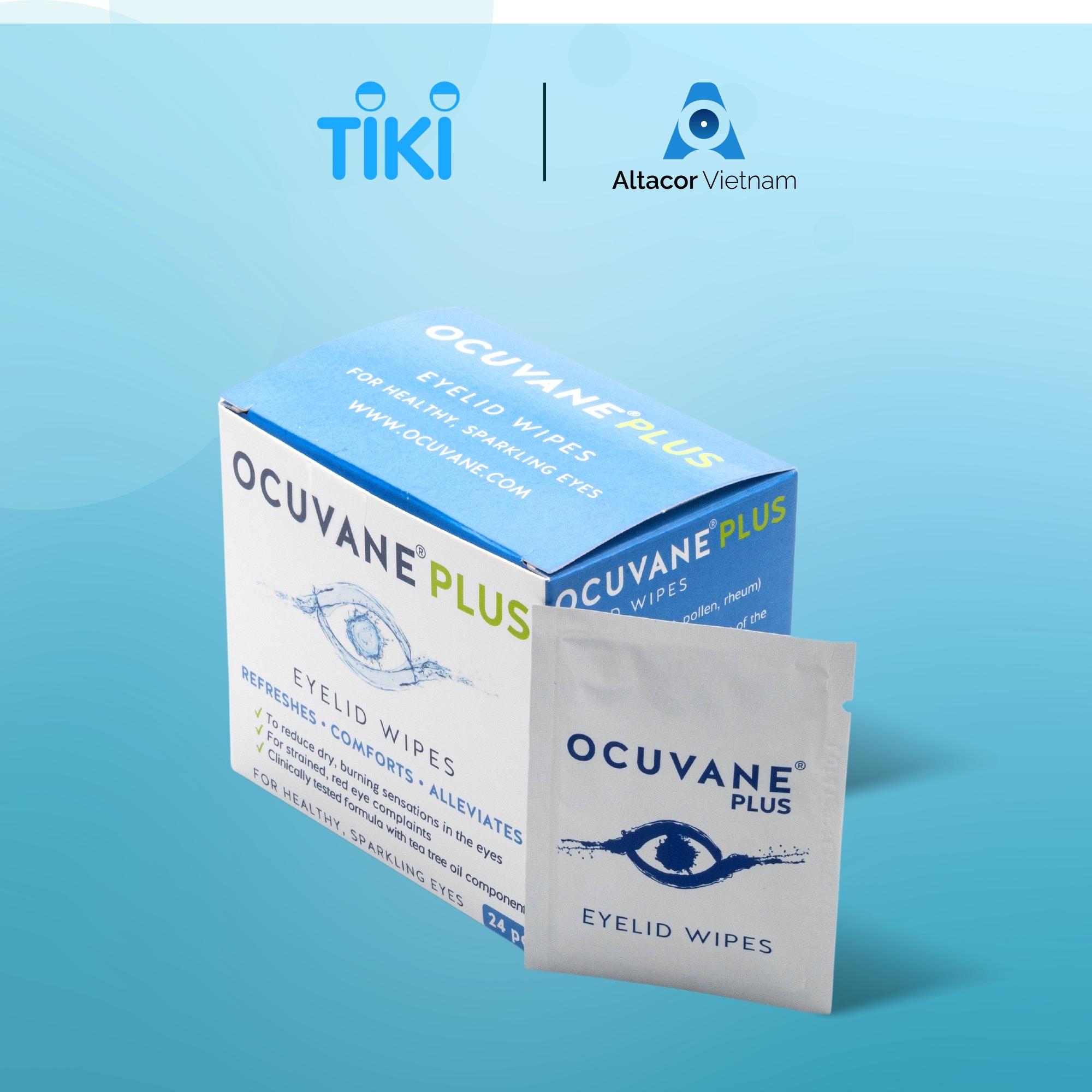 Gạc lau mi Ocuvane Plus 24 miếng - Chính hãng