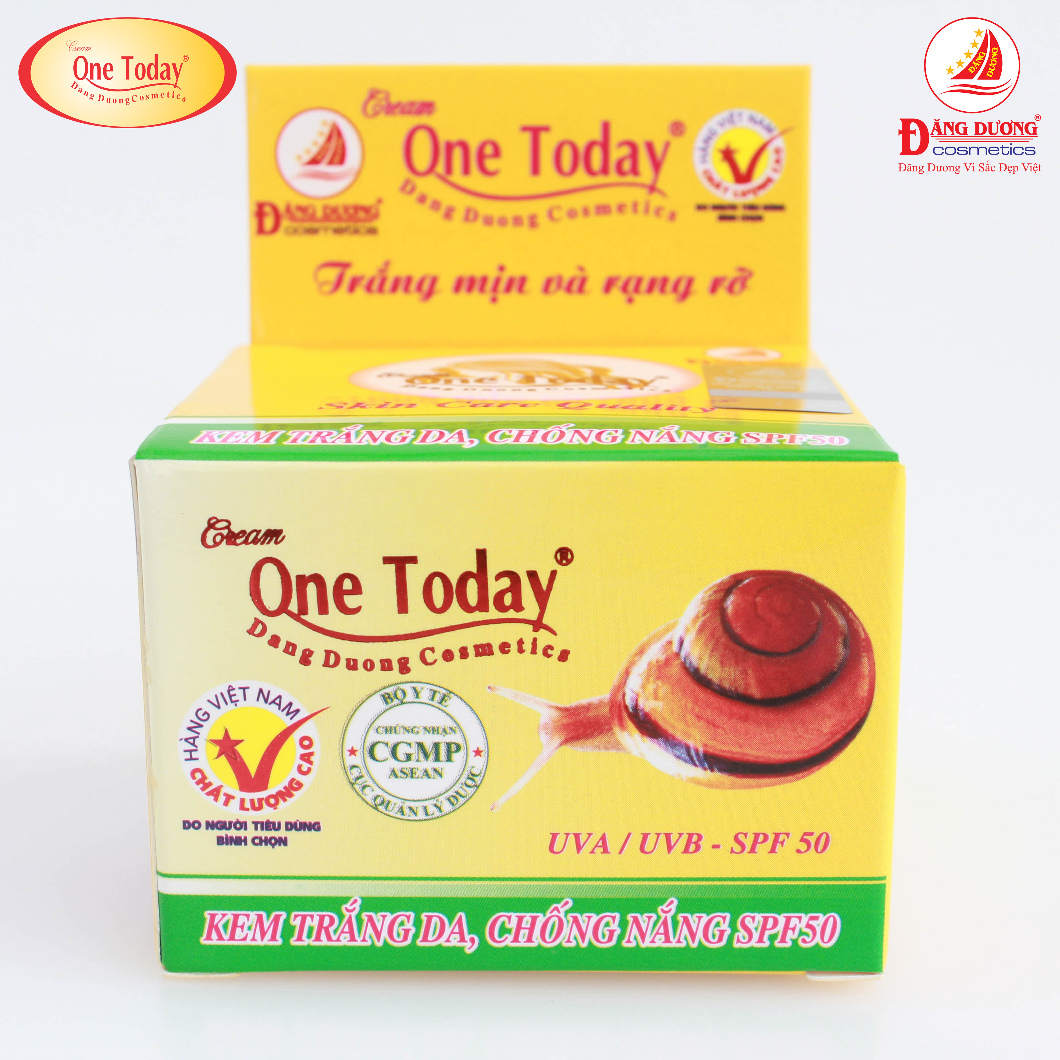 ONE TODAY - KEM TRẮNG DA, CHỐNG NẮNG SPF50 - 9g