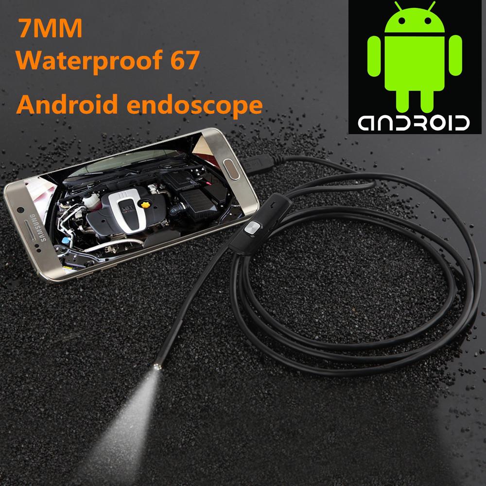 Cổng USB không dây chống thấm nước Ống kính hình ảnh 7mm cho điện thoại Android