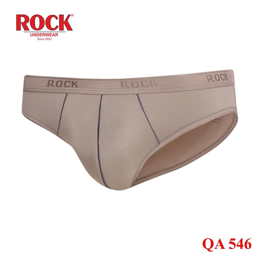 Combo 3 quần lót nam cao cấp ROCK QA546 thun lạnh 4 chiều mát mẻ, co giãn tốt, ôm sát, không cấn, thoải mát vận động