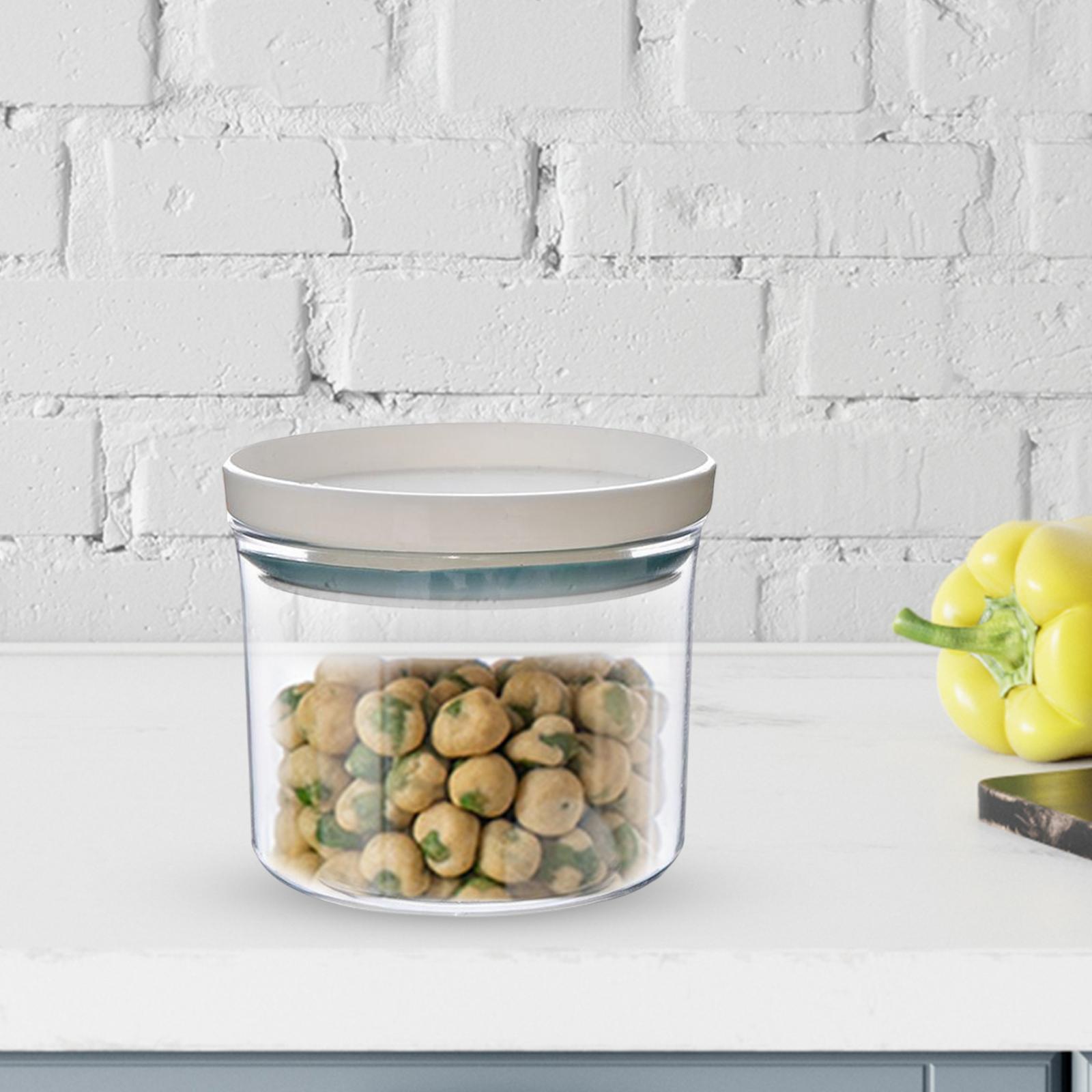 Storage Jar with Airtight Lids Clear Jar Food Storage Jar for Tea