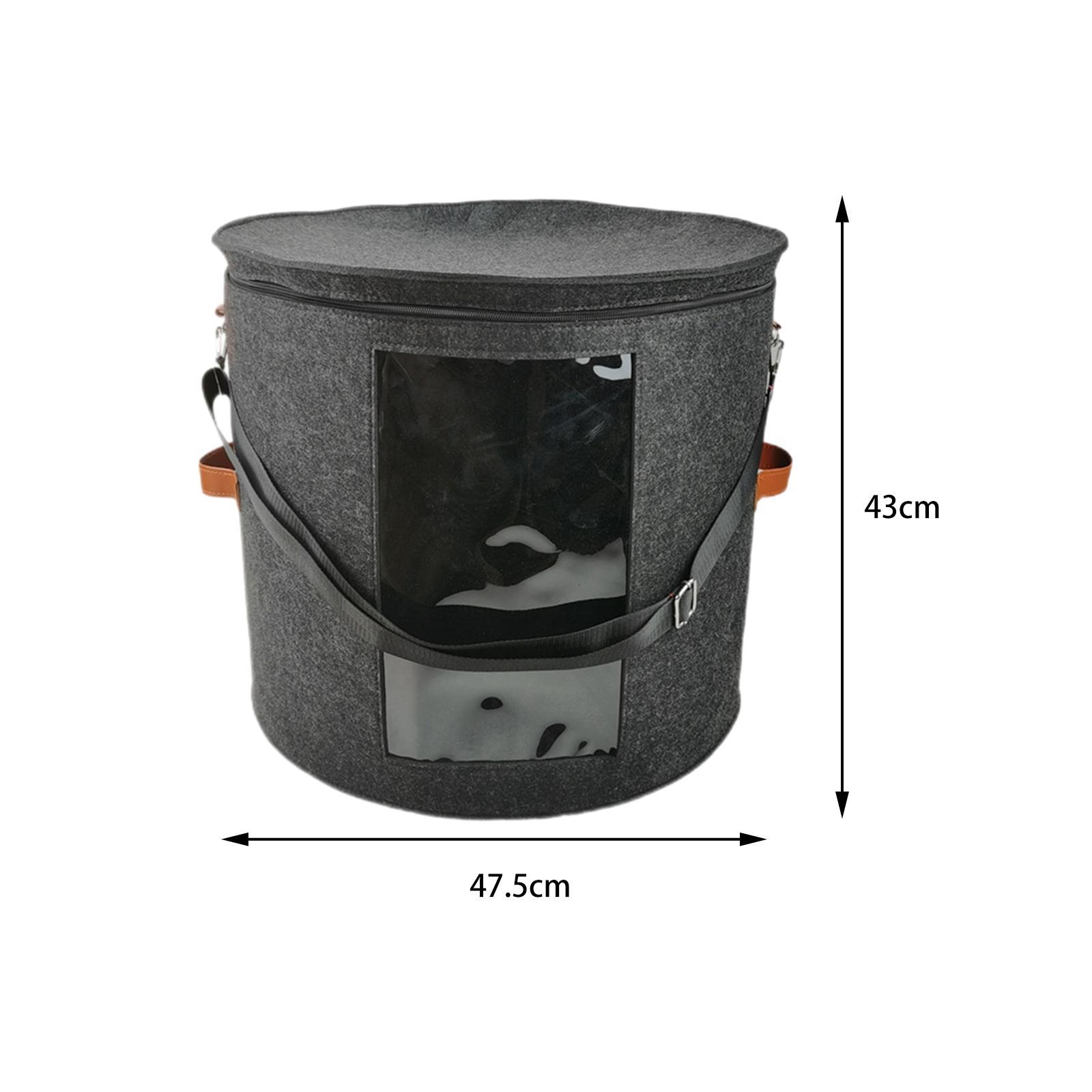Storage Bucket Folding Hat Storage Organizer for Nursery Office Kitchen