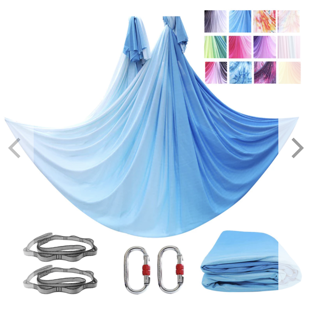 Võng bay tập yoga vải pha chất lượng cao Elite Sport 6m x 2,8m