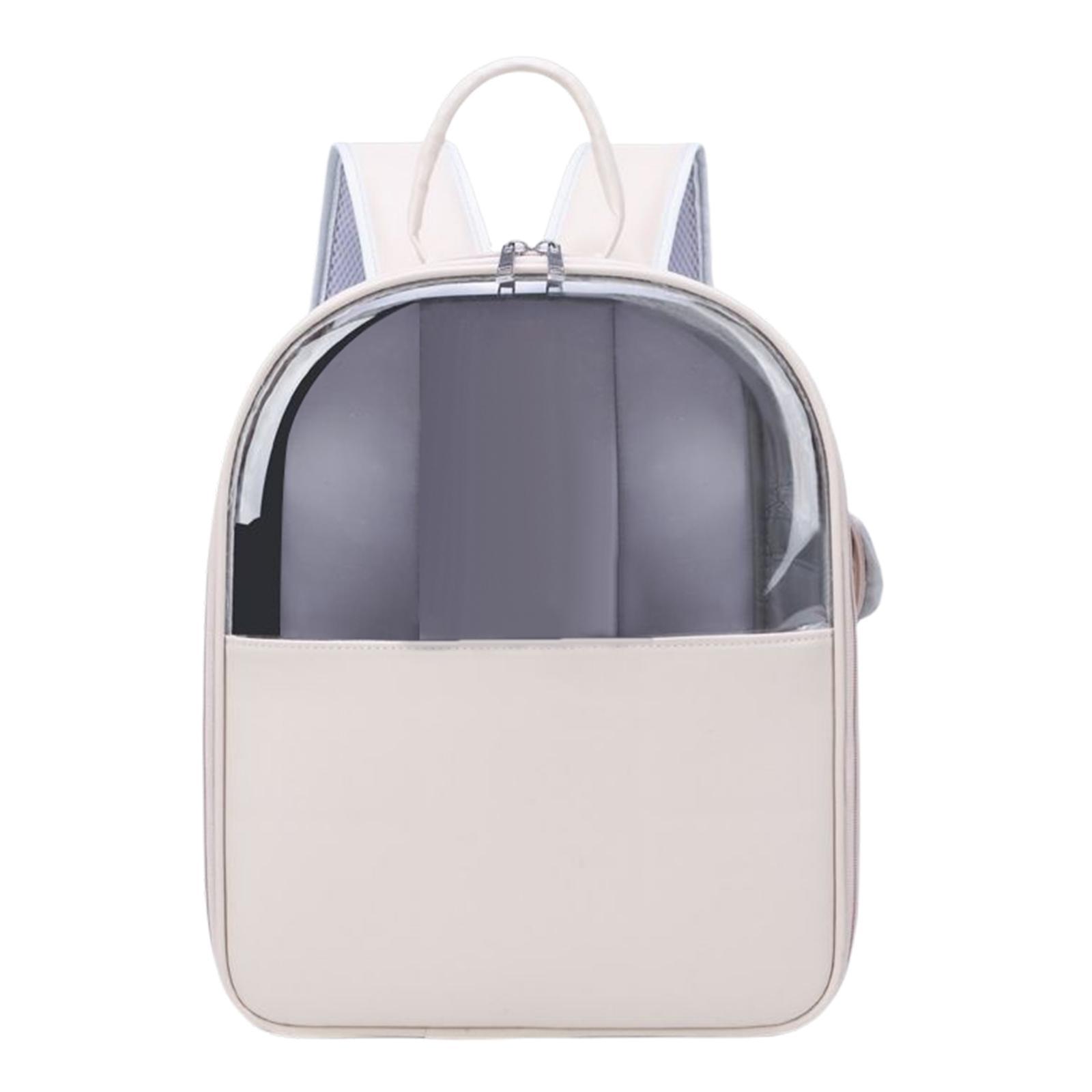 Portable Cat Backpack Small Dog Transparent Pet Carrier Bag for Travel