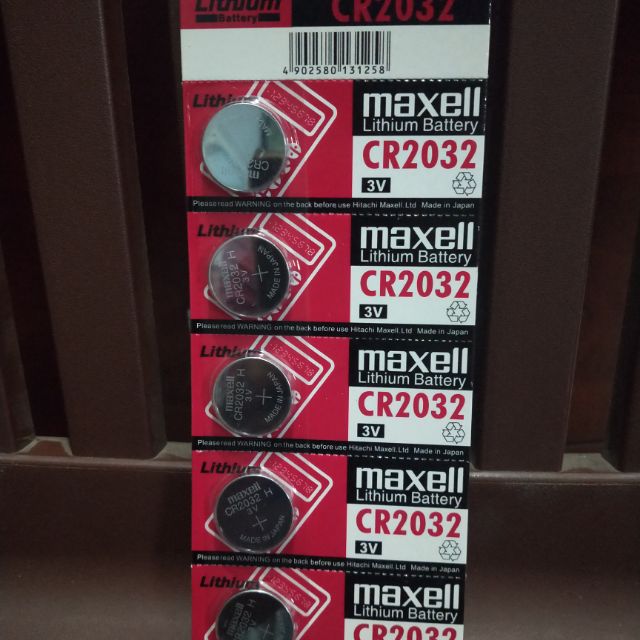 Vĩ 5 viên pin Maxell CR2032 - hàng nhập khẩu - giao màu ngẫu nhiên