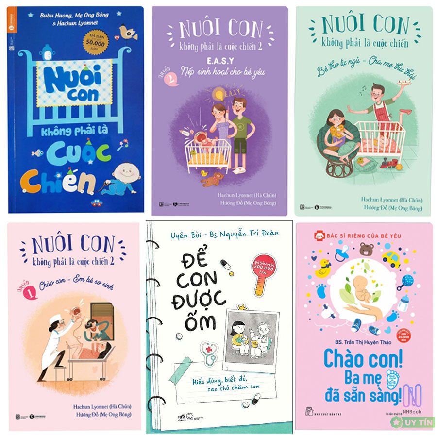 Combo Để Trở Thành Cha Mẹ Tốt  Bộ Nuôi Con Không Phải Cuộc Chiến Trọn bộ 4 cuốn – Tái bản 2020  Để Con Được Ốm  Bác Sĩ Riêng Của Bé Yêu – Chào Con Ba Mẹ Đã Sẵn Sàng Tái Bản  Poster Quy Tắc An Toàn Cho Bé