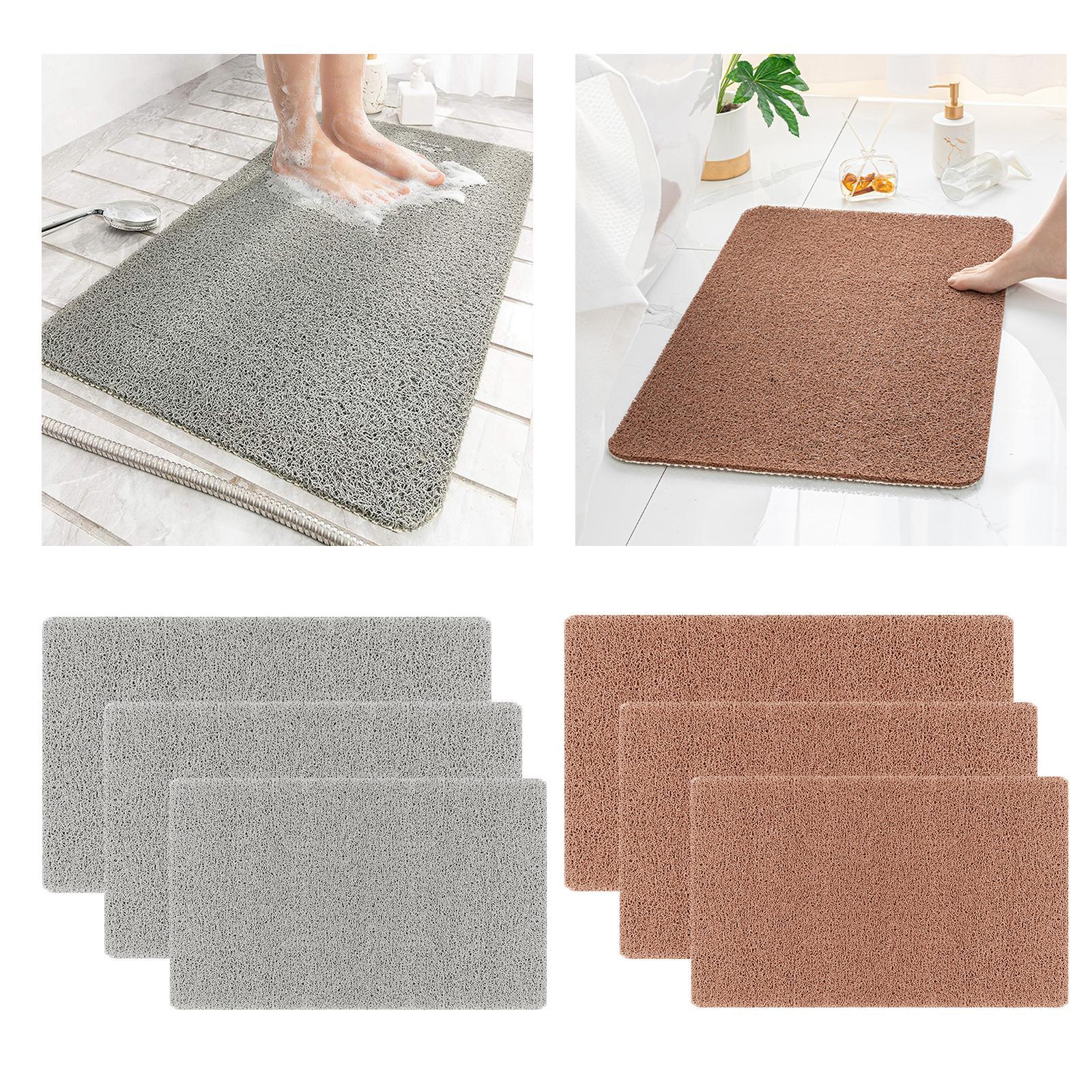 PVC Shower Mats Loofah Mats Massage Foot Pad for Shower Tub Wet Areas