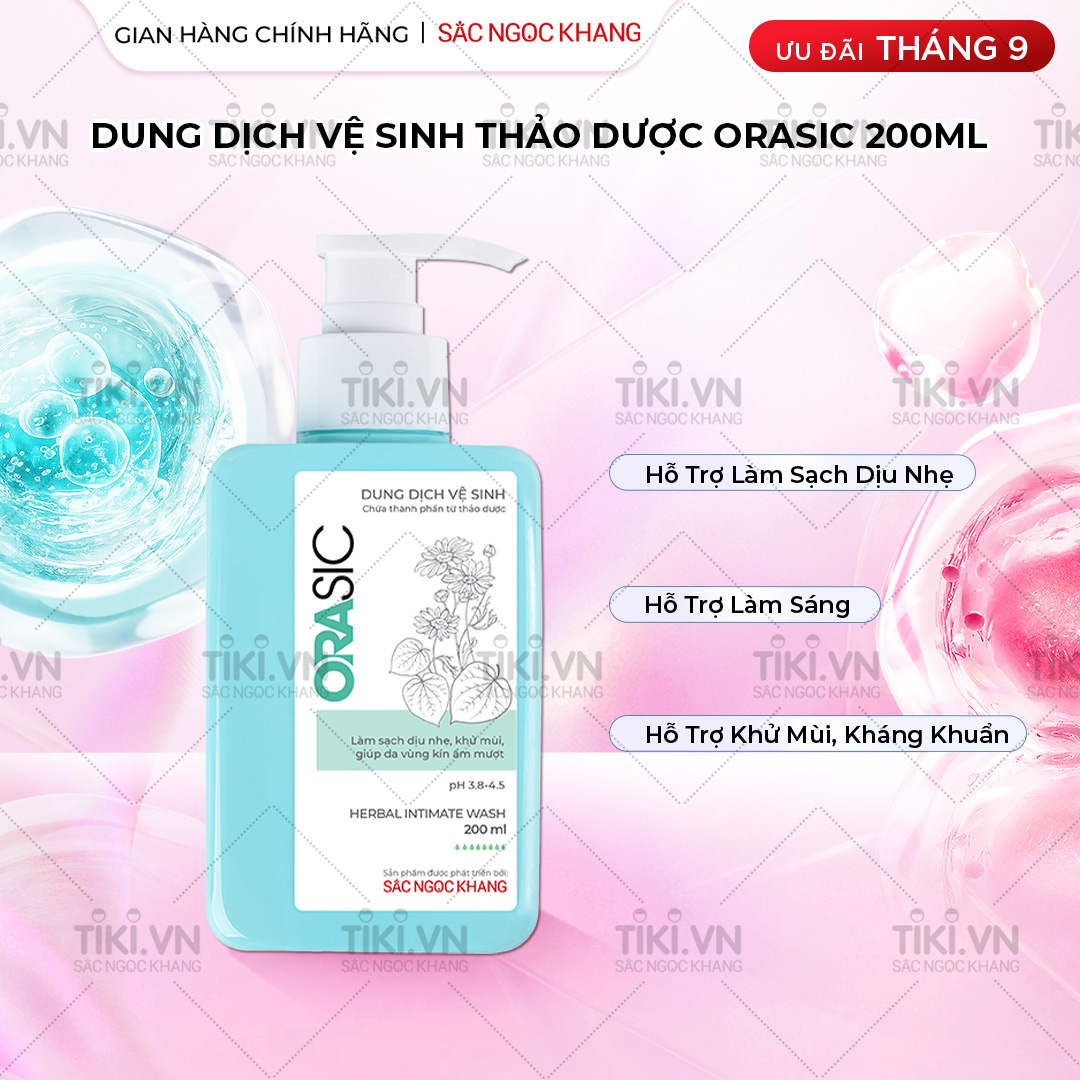 Dung dịch vệ sinh hằng ngày Orasic 200ml