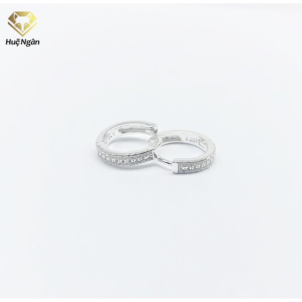 Bông tai bạc Ý 925 Huệ Ngân - Vòng xinh RYE140301