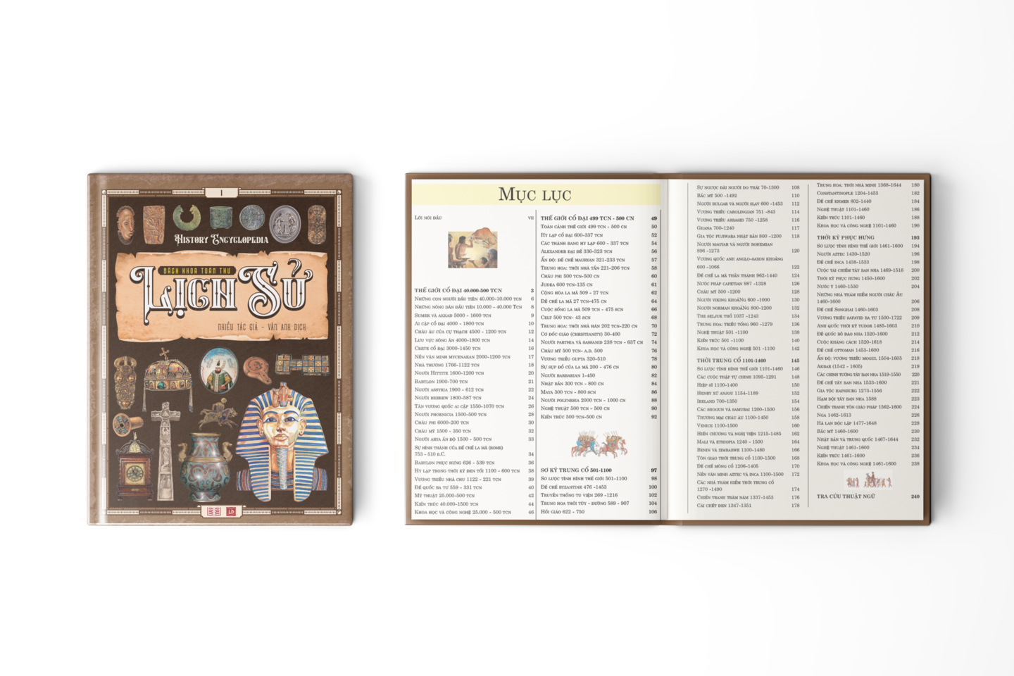 Combo Bách Khoa Toàn Thư Lịch Sử Tập 1,Tập 2 - Á Châu Books - Tham Khảo Kiến Thức Lịch Sử Qua Từng Thời Kỳ