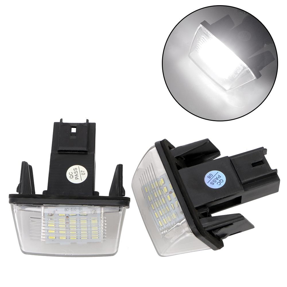 1 Cặp Đèn Led Chiếu Biển Số Xe Hơi Peugeot 206 207 306 307 308 5008 Cho Citroen C3 C4 C5 Berlingo Saxo Xsara Picasso