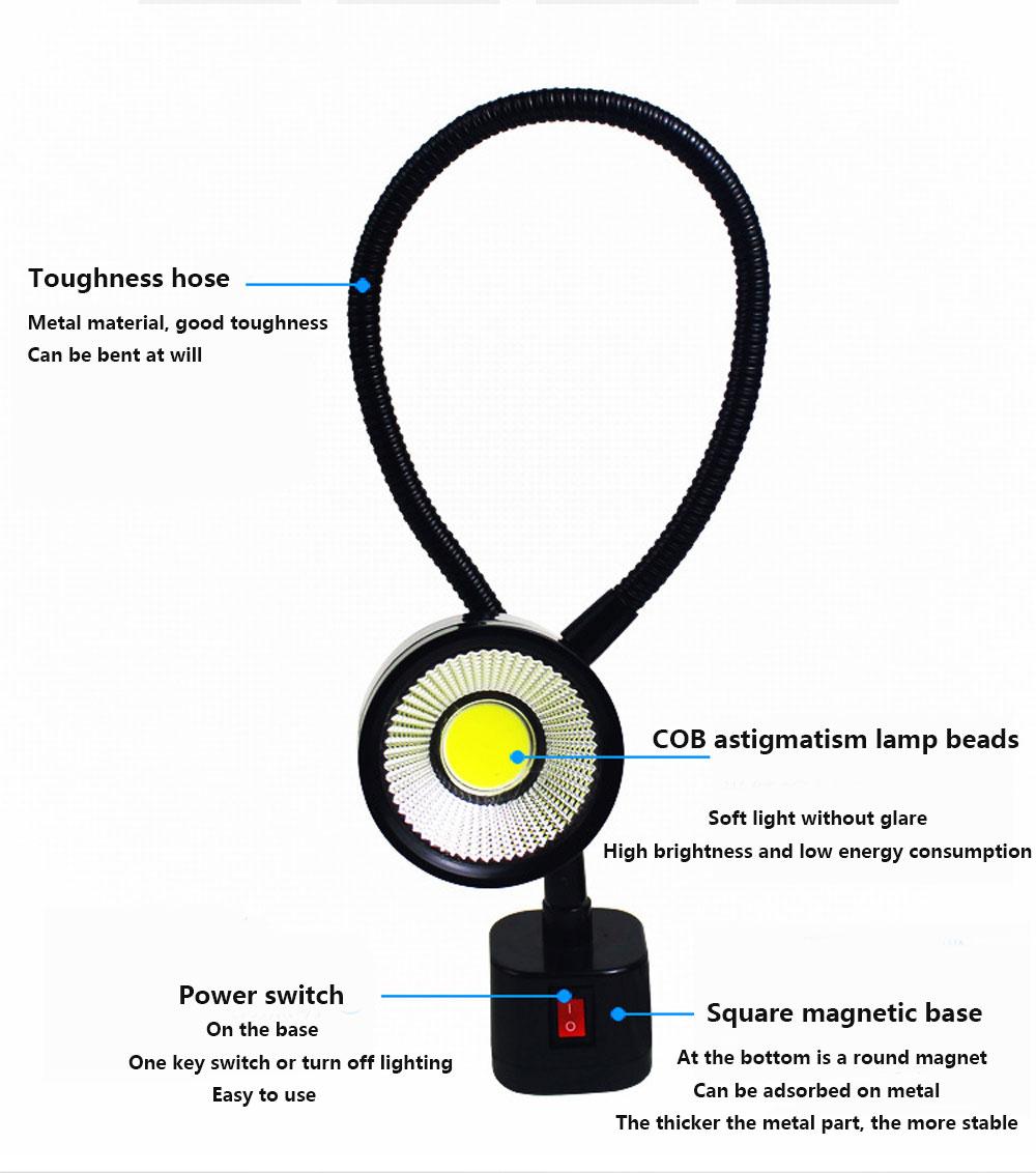 Đèn LED công việc LIGHTIC BASETICE Đèn ngỗng linh hoạt