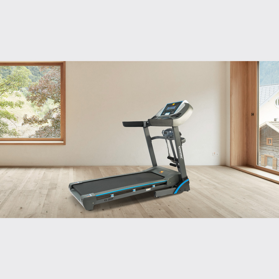 Máy chạy bộ tại nhà Kingsport Luxury KS-2044 Đa Năng Có chức nâng dốc tự động, kèm theo đai massage và thanh gập bụng