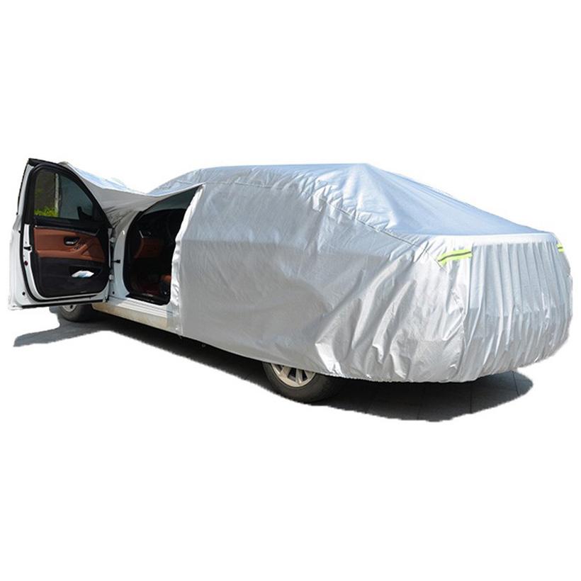Bạt phủ xe ô tô một lớp vải dù Polyester Oxford Fabric chống thấm nước hoàn hảo che xe ôtô 4 chỗ đến 7 chỗ