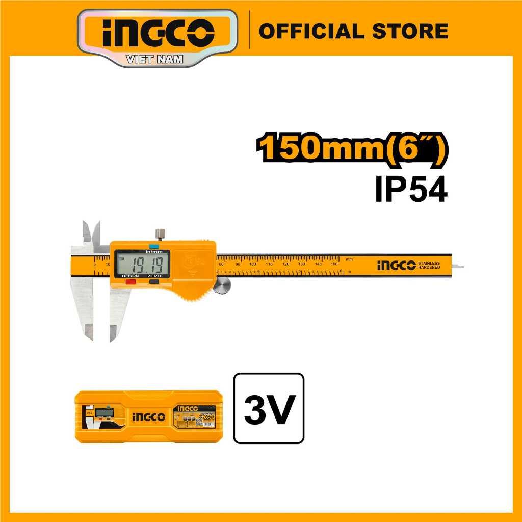 THƯỚC CẶP ĐIỆN TỬ(0-150MM) 3V INGCO HDCD28150 - HÀNG CHÍNH HÃNG