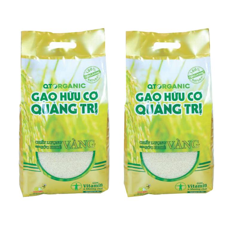 10kg Gạo Hữu Cơ Quảng Trị (2 gói)