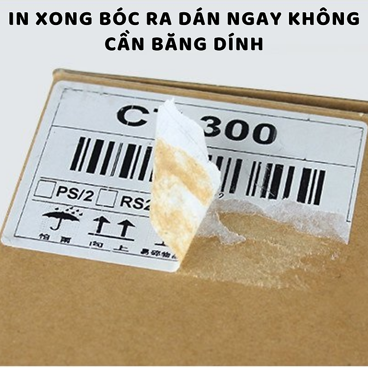 Bộ 350 tờ giấy in nhiệt 100 x 150mm , in đơn hàng TMĐT , in bill hóa đơn , giấy có keo dính tiện lợi phù hợp mọi điều kiện môi trường