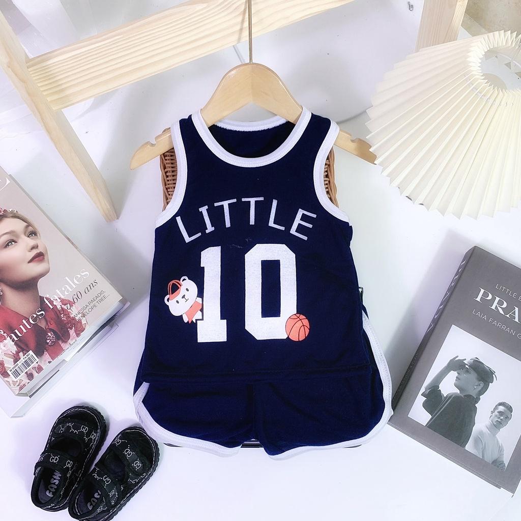 Quần Áo Bé Trai, Đồ Bé Trai - Ba Lỗ Sát Nách Thể Thao Cotton Thông Hơi Phản Quang