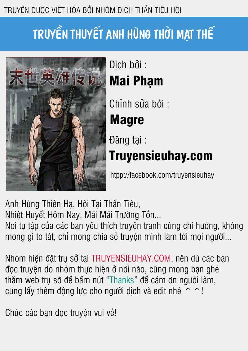 truyền thuyết anh hùng thời mạt thế chapter 2 1