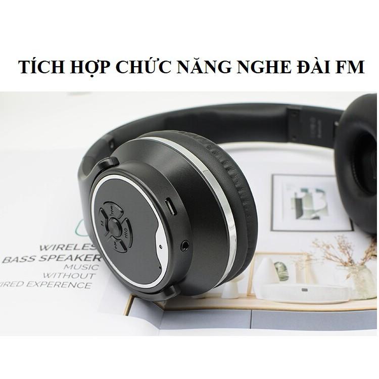 Tai Nghe Chụp Tai ️️ Tai Nghe Bluetooth Cao Cấp Lọc Tiếng Ồn - Tai Nghe Chống Ồn MH1 Dung Lượng Pin Lớn