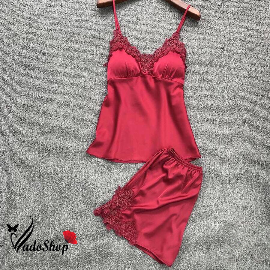 Đồ bộ - đồ mặc nhà lụa đùi.