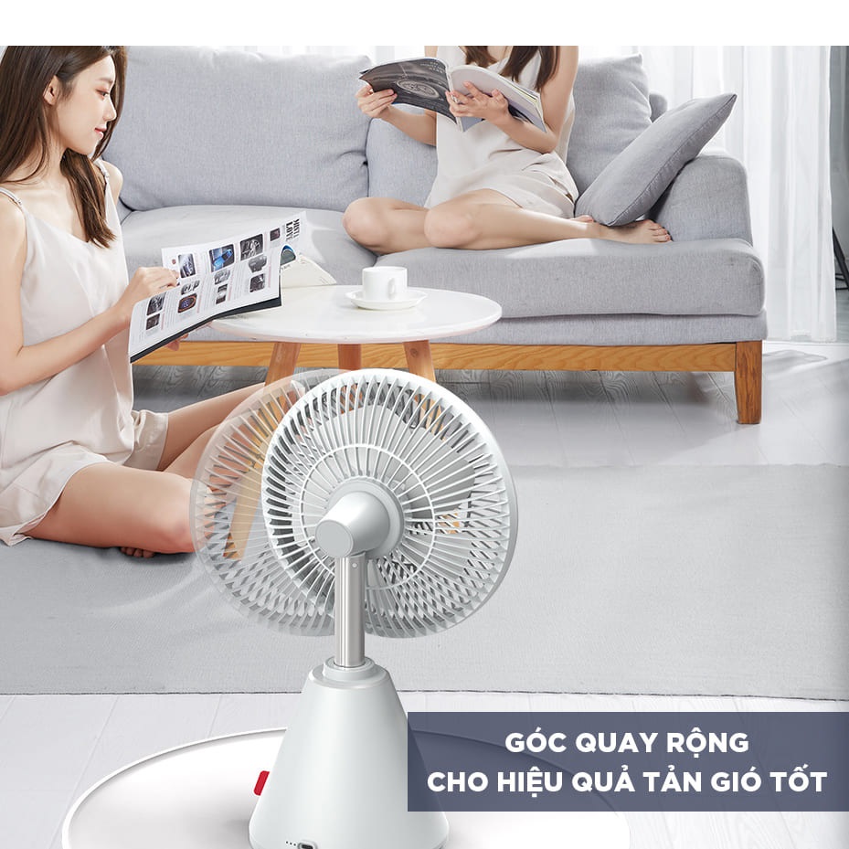 Quạt để bàn mini Remax FS03 Kéo dài 1m - Hàng chính hãng