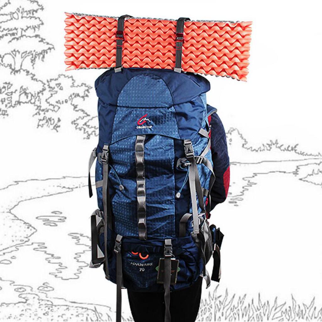 Dây  Đa Năng Đen Móc Vòng Cách Đi Dây Đeo Bó Hành Lý, Lều, Ba Lô