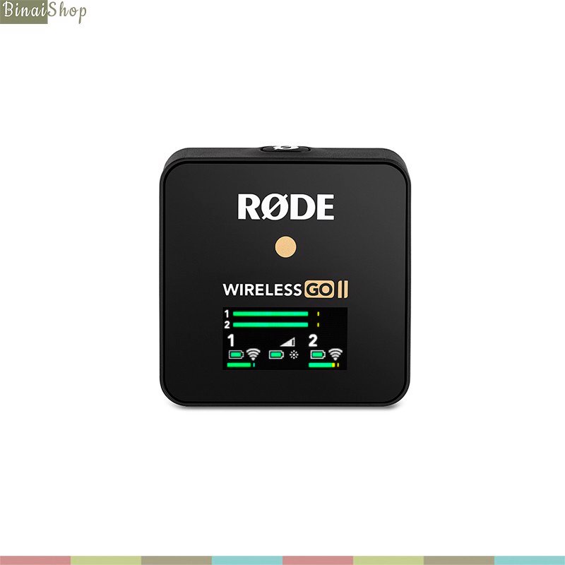Micro Rode Wireless Go 2 - Bộ 2 Phát 1 Thu, Mic Thu Âm Livestream, Phỏng vấn ngoài trời Microphone Go2 Không dây Go II Hàng Chính Hãng - Kèm Móng Gẩy DreamMaker