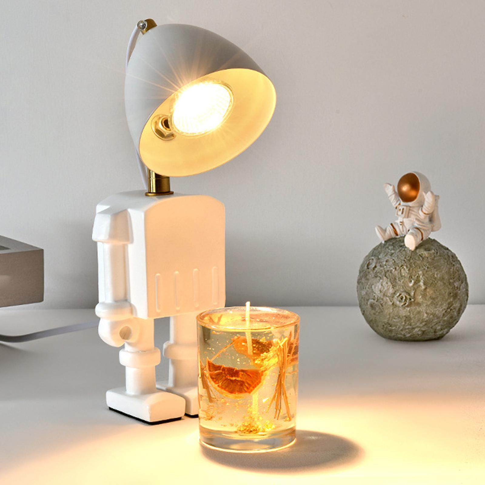 Electric Candle Warmer Robot Ornaments Wax Burner Melter for Scented Candles Wedding