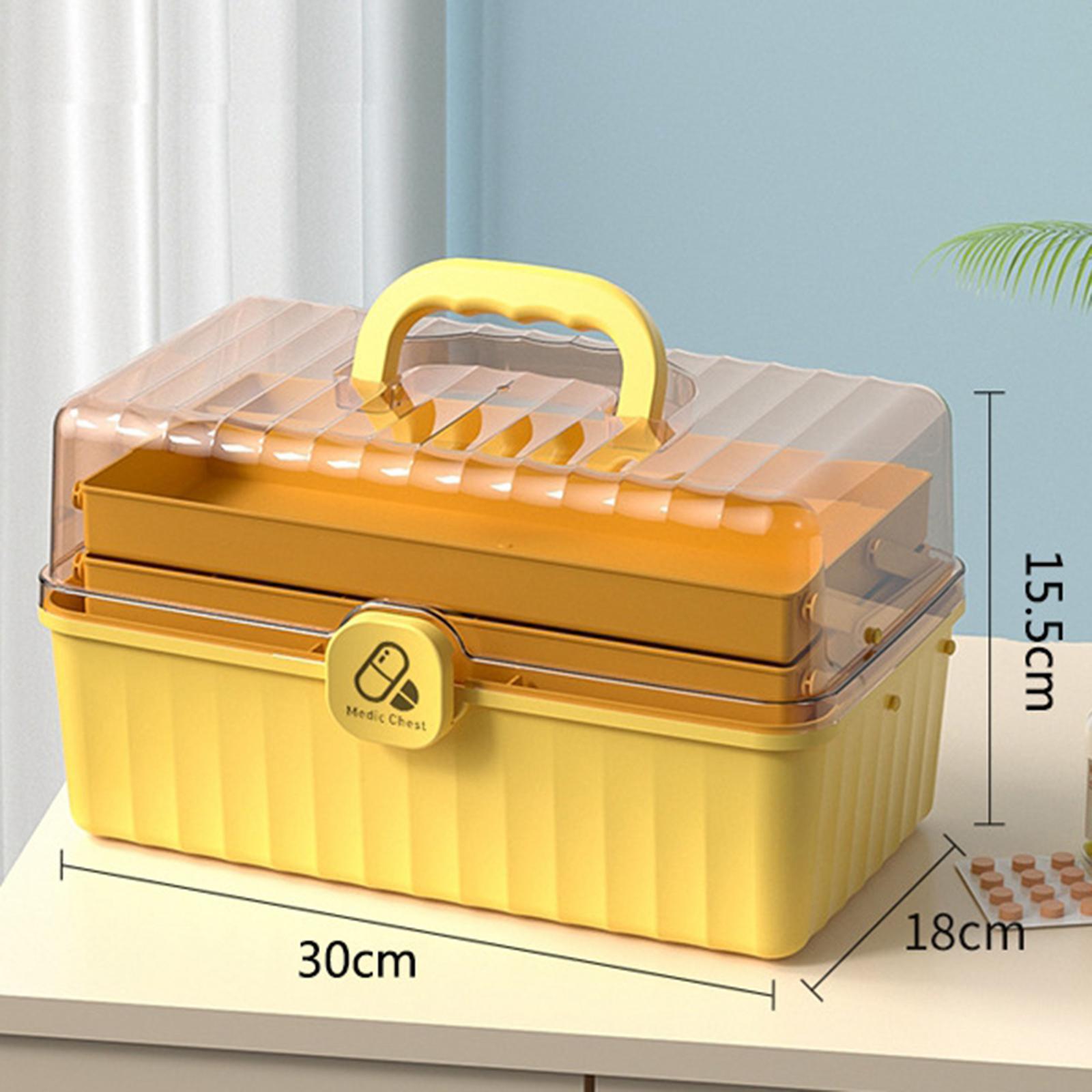 Multilayer Storage Cases Classified Organizer Blue Medium