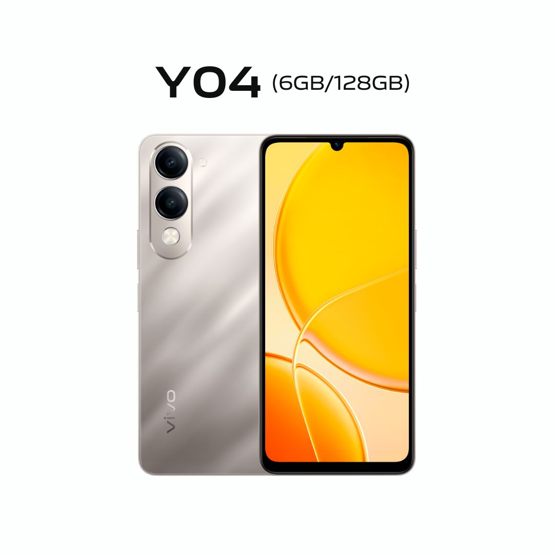 [MỚI] Điện thoại vivo Y04 (6GB+128GB) - Hàng chính hãng - 1 Đổi 1 trong tháng đầu tiên - Bảo hành 12 tháng