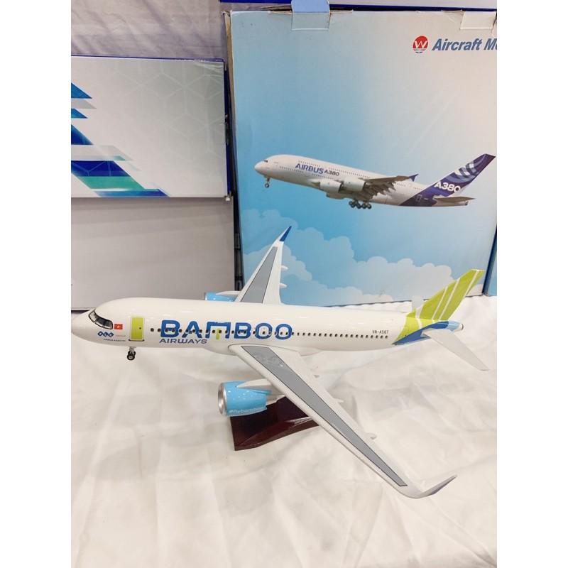 Máy bay bamboo 47cm có đèn led