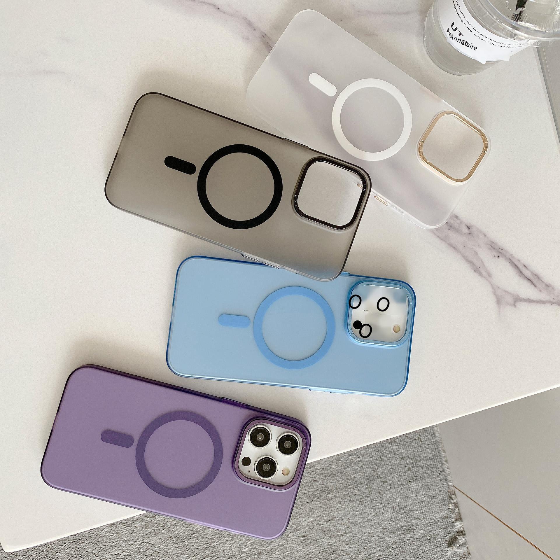 Ưu đãi đặc biệt thích hợp cho Apple 14 nút kim loại mờ vỏ điện thoại di động iphone13ProMax xe hút từ tính 12 lớp vỏ bảo vệ