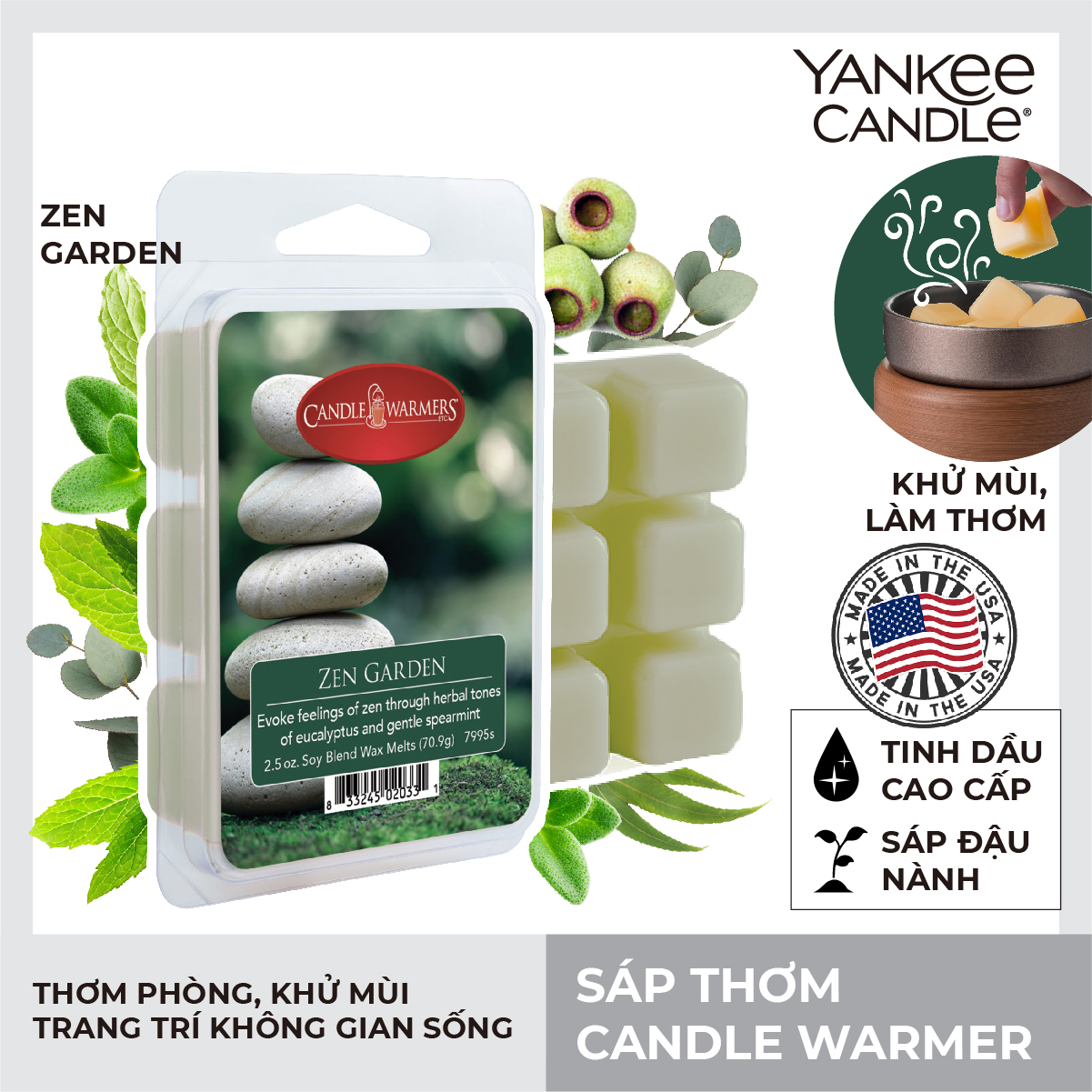 Sáp thơm Candle Warmer - Zen Garden