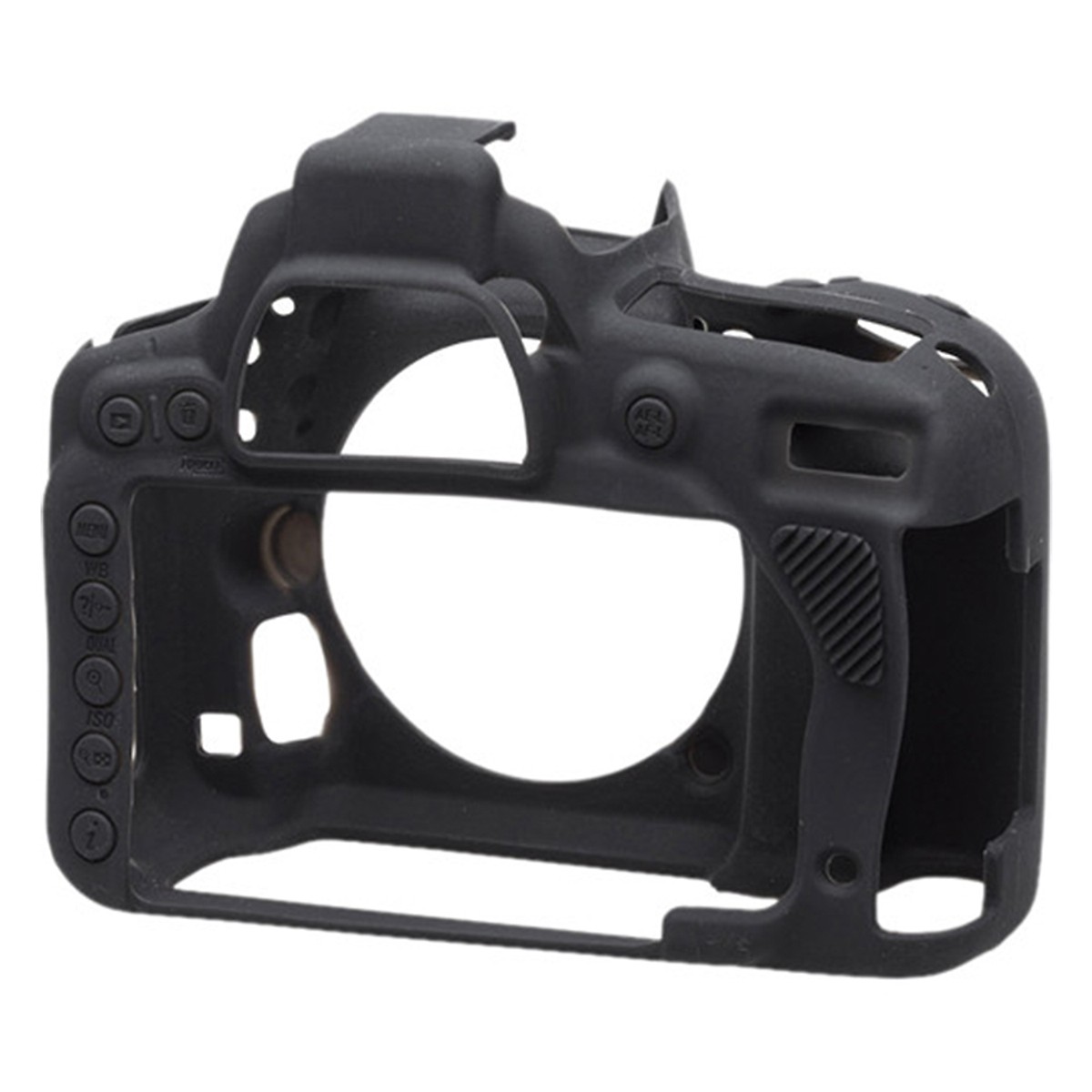 Bao Silicon Bảo Vệ Máy Ảnh Cover Cho Nikon D750 Đen