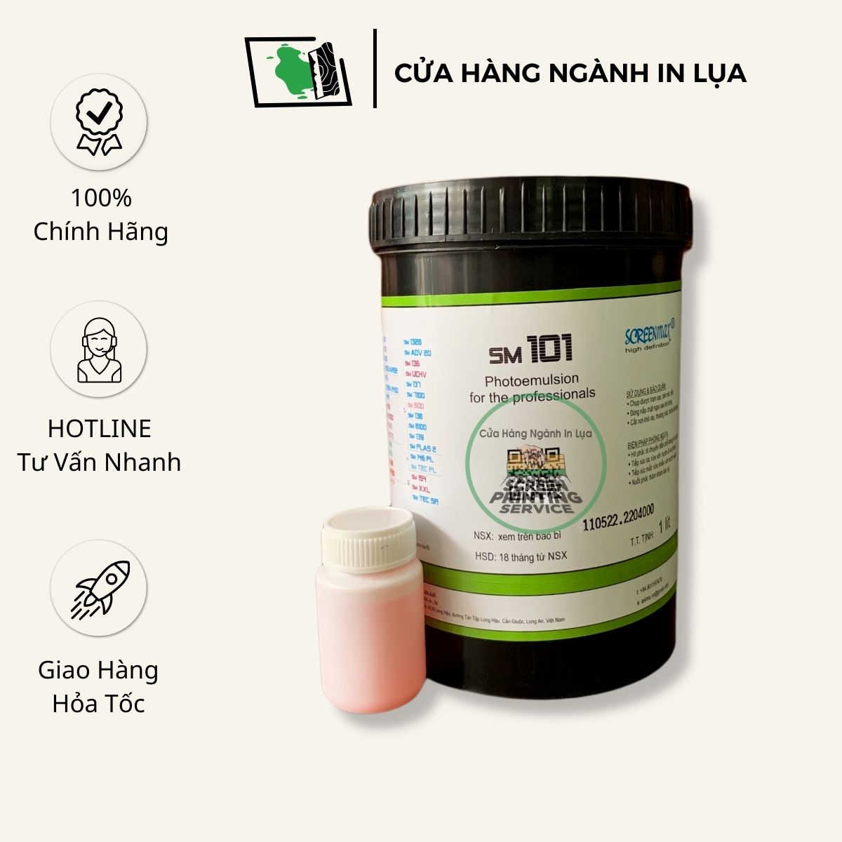 Keo chụp bản SM 101 hệ nước