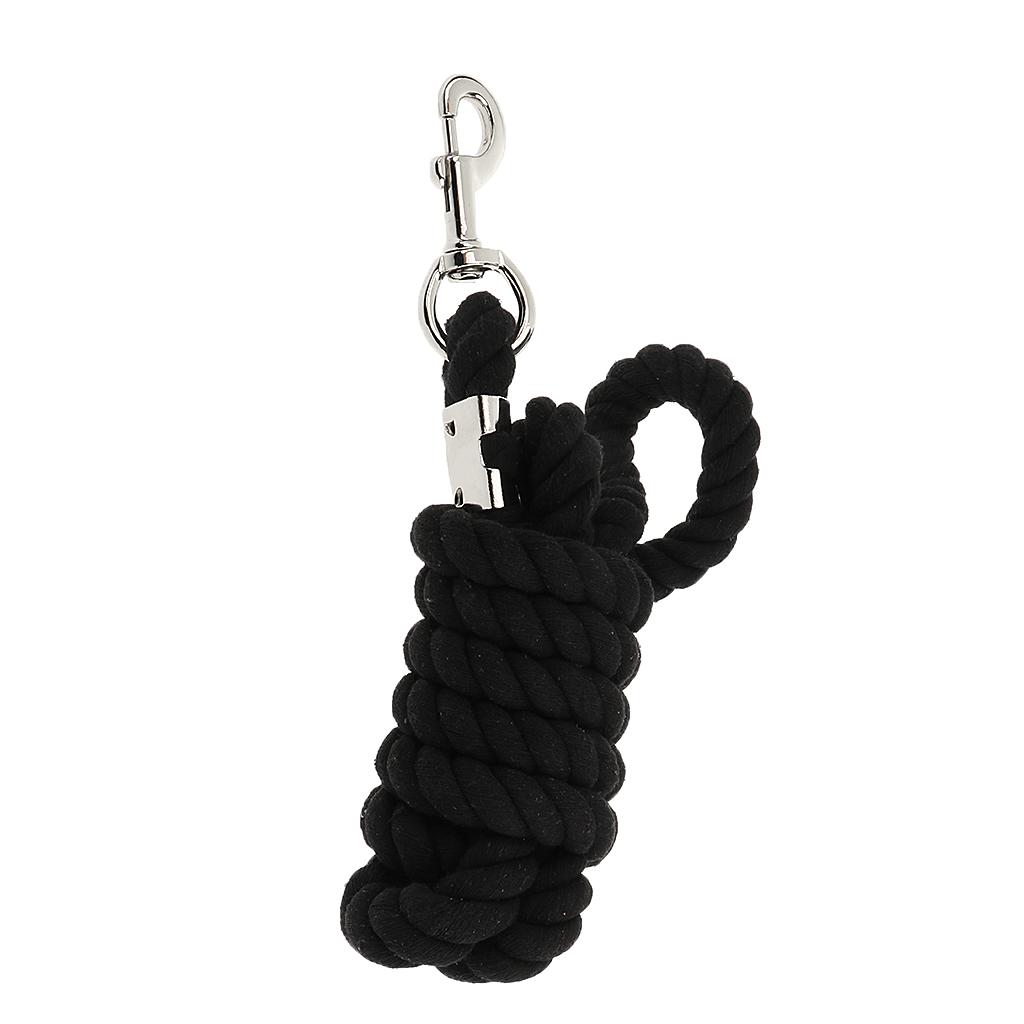 Horse Lead Ropes Halters Cotton Weave Rein Green