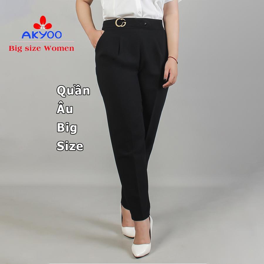 QUẦN ÂU CÔNG SỞ BIG SIZE NỮ 60KG -100KG (Vòng 2 max 115 vòng 3max 125cm