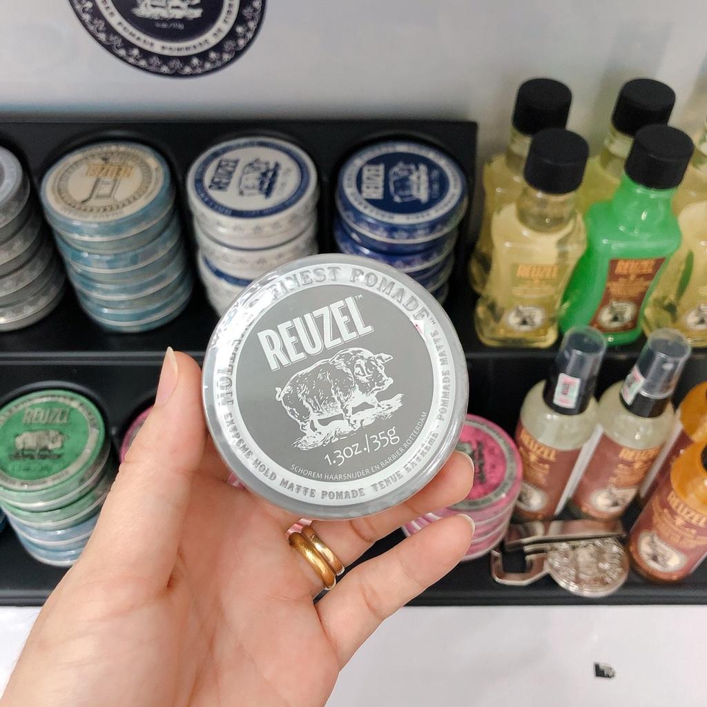 Sáp tạo kiểu tóc Reuzel Extreme Hold Matte Pomade giữ nếp siêu cứng