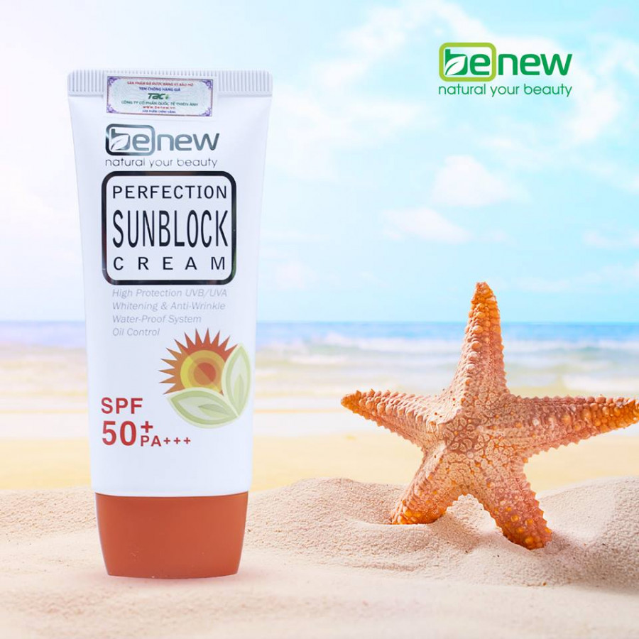 Kem chống nắng cho da khô cao cấp Hàn Quốc Benew Perfection SPF 50 PA+++ (50ml) - Hàng chính hãng.