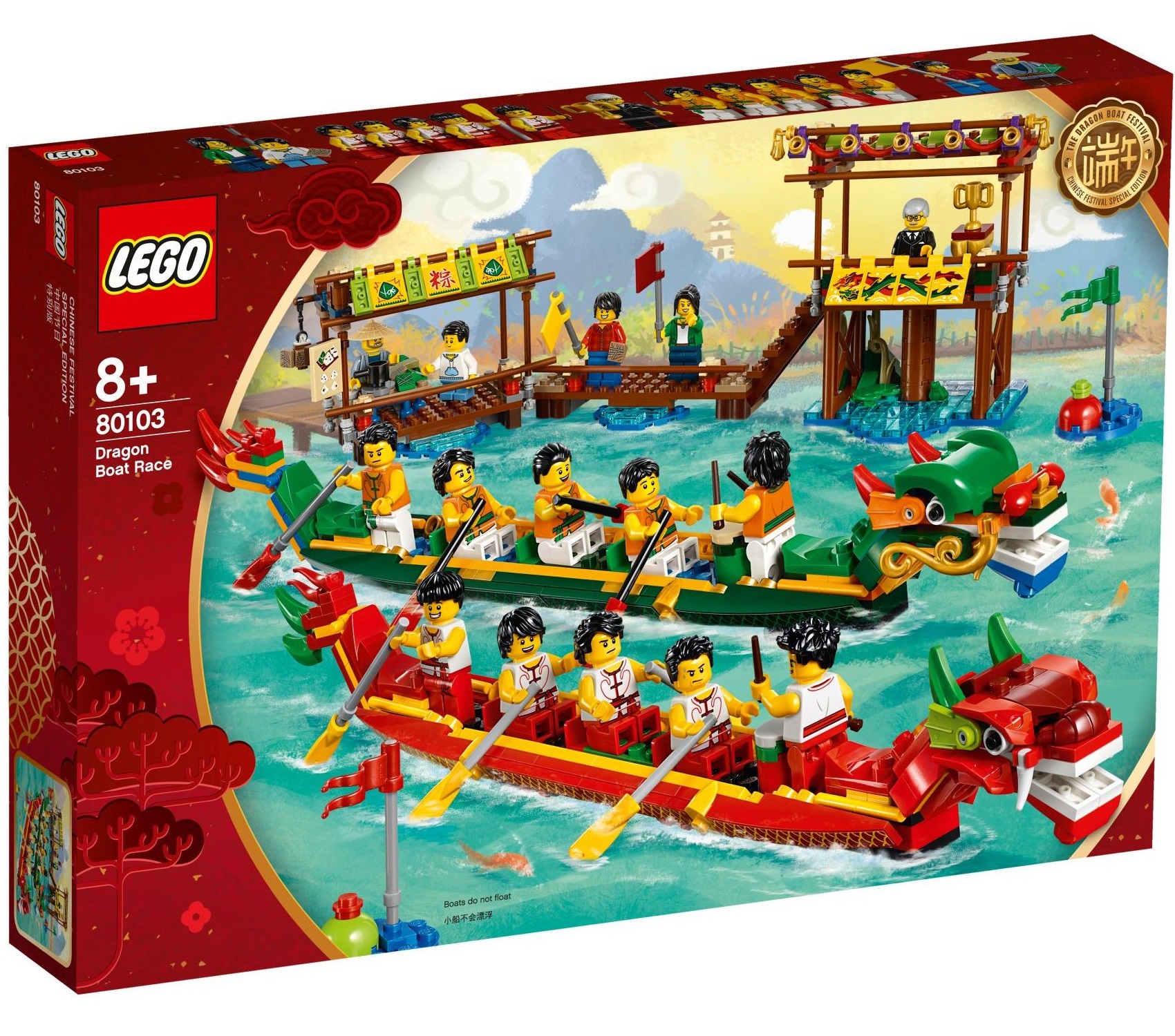 LEGO 80103 Cuộc Đua Thuyền Rồng (643 Chi Tiết)